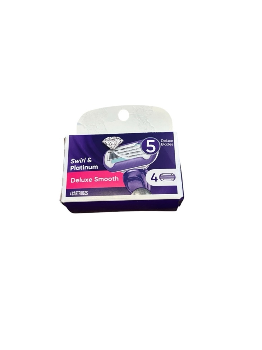 Gillette Venus Swirl and Platinum Deluxe Smooth Women’s Razor Blades 4 COUNT